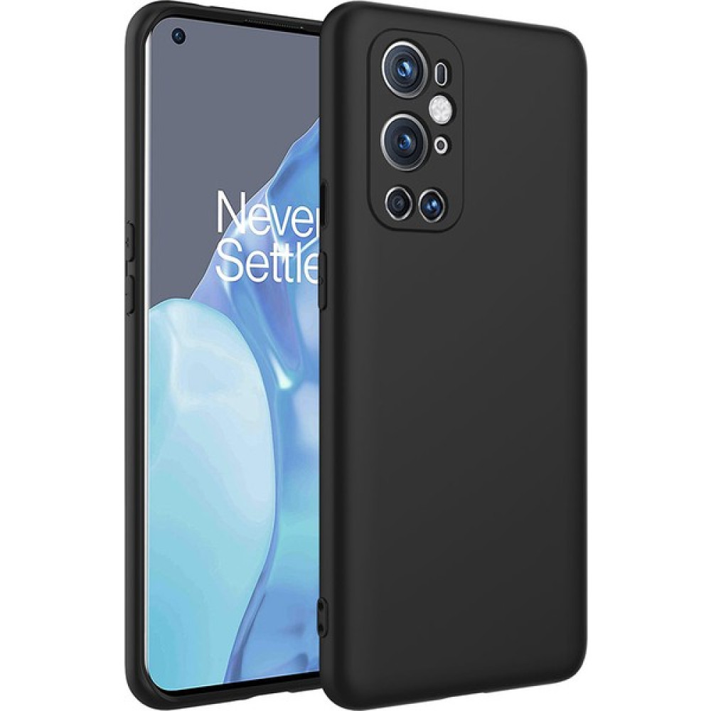 Marbil Bilişim One Plus 9 Pro Kadife Iç Yüzeyli Mat Kılıf - Siyah Cep Telefonu Kılıfı Fiyatı