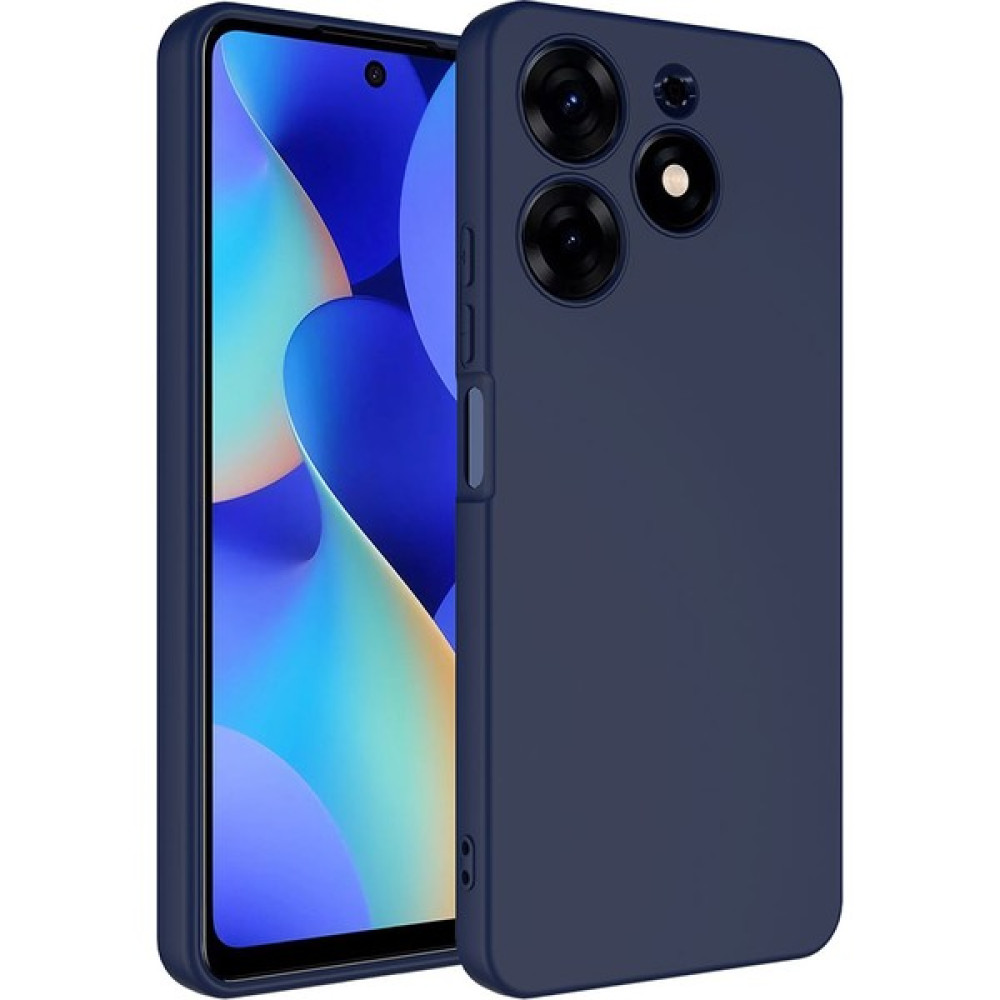 Marbil Bilişim Tecno Spark 10 Pro Kadife Iç Yüzeyli Mat Kılıf - Lacivert Cep Telefonu Kılıfı Fiyatı