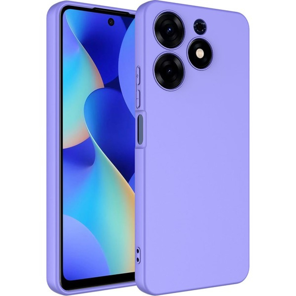 Marbil Bilişim Tecno Spark 10 Pro Kadife Iç Yüzeyli Mat Kılıf - Lila Cep Telefonu Kılıfı Fiyatı