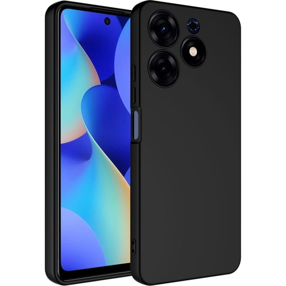 Marbil Bilişim Tecno Spark 10 Pro Kadife Iç Yüzeyli Mat Kılıf - Siyah Cep Telefonu Kılıfı Fiyatı