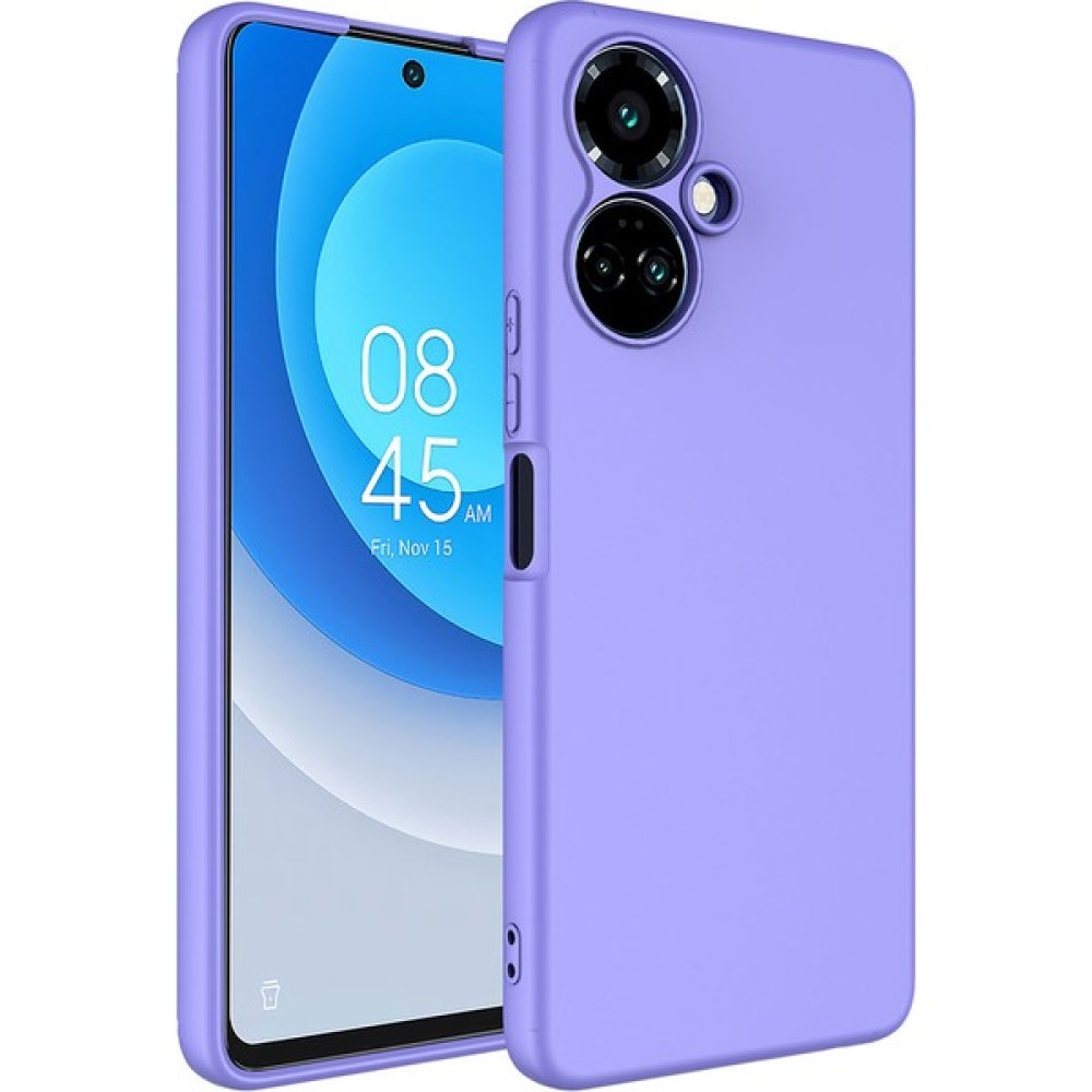 Marbil Bilişim Tecno Spark 9 Pro Kadife Iç Yüzeyli Mat Kılıf - Lila Cep Telefonu Kılıfı Fiyatı