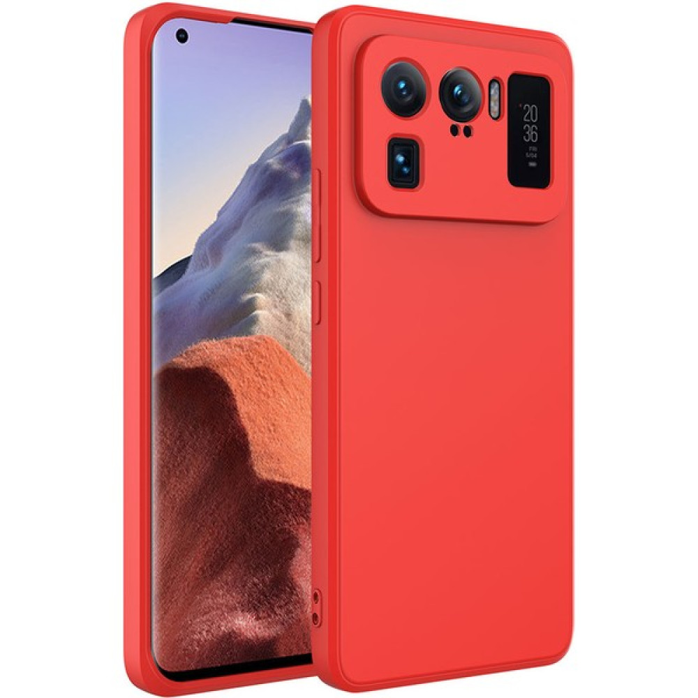 Marbil Bilişim Xiaomi Mi 11 Ultra Kadife Iç Yüzeyli Mat Kılıf - Kırmızı Cep Telefonu Kılıfı Fiyatı
