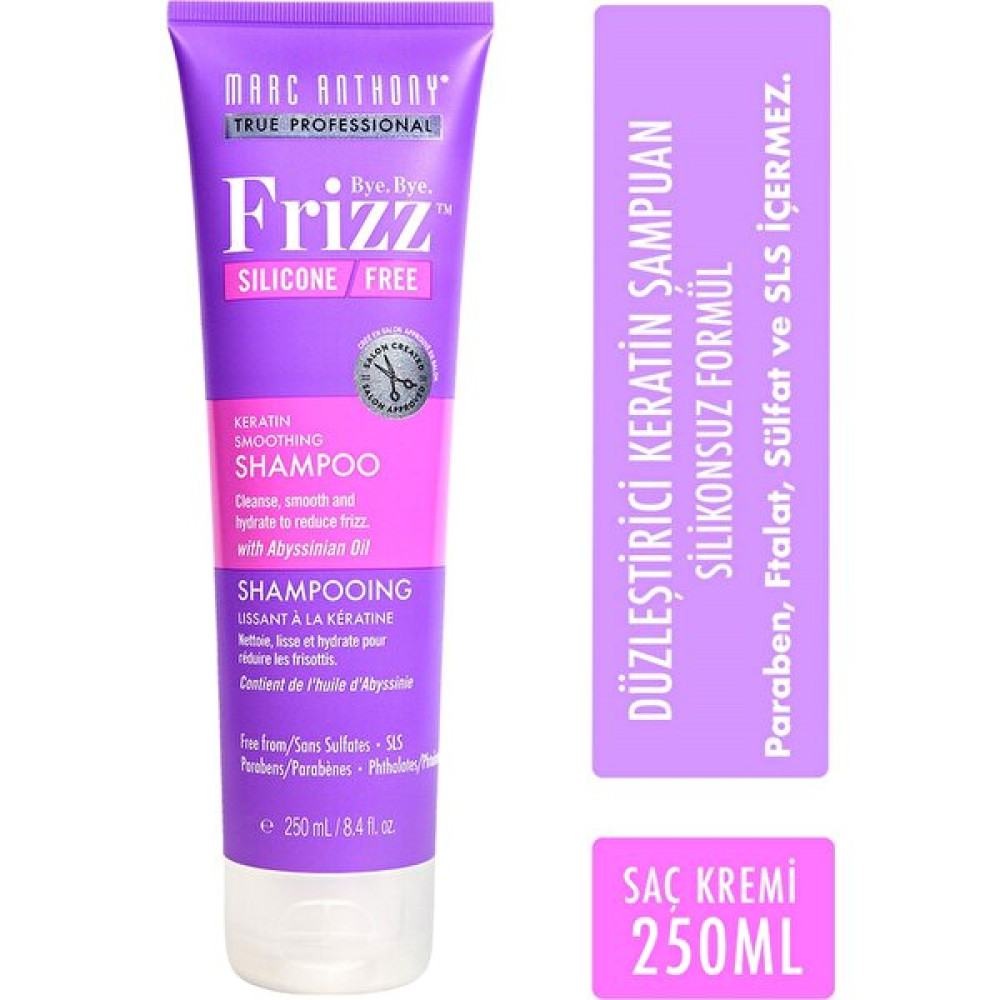 Marc Anthony Bye Bye Frizz Elektriklenen Saçlar Için Düzleştirici Keratin Şampuan 250 Ml - 1 Şampuan ve Saç Kremi Fiyatı
