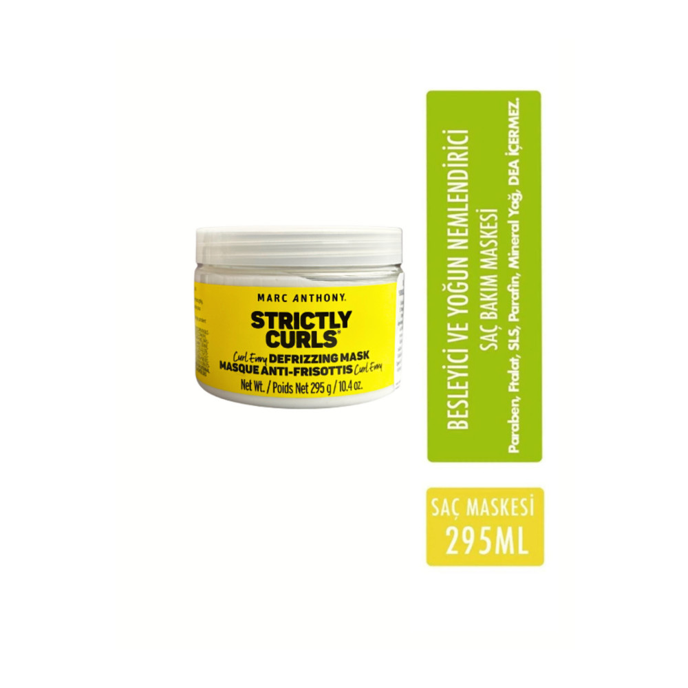 MARC ANTHONY Strictly Curls Nemlendirici Besleyici Maske 295 ml Saç Bakım Maskeleri & Serumlar & Spreyler Fiyatı