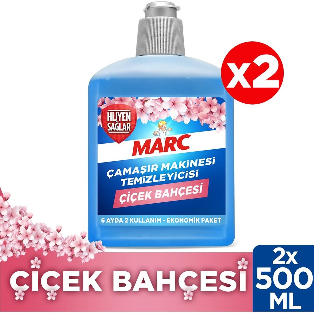 Marc Çamaşır Makinesi Temizleyicisi 2x500 ml - 1 kg Çamaşır Makineleri Fiyatı