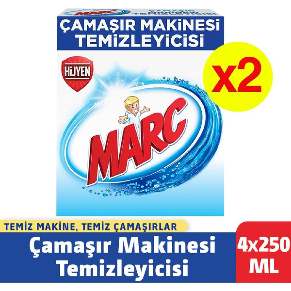 Marc Çamaşır Makinesi Temizleyicisi 4 x 250 ml - 1 kg Çamaşır Deterjanı Fiyatı
