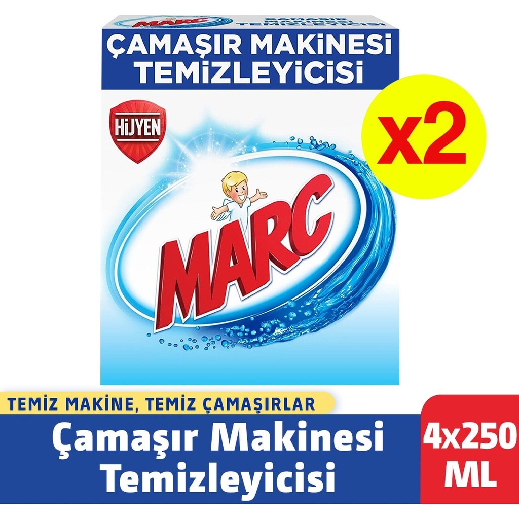 Marc Çamaşır Makinesi Temizleyicisi 4X250 ml - 1 lt Çamaşır Makineleri Fiyatı