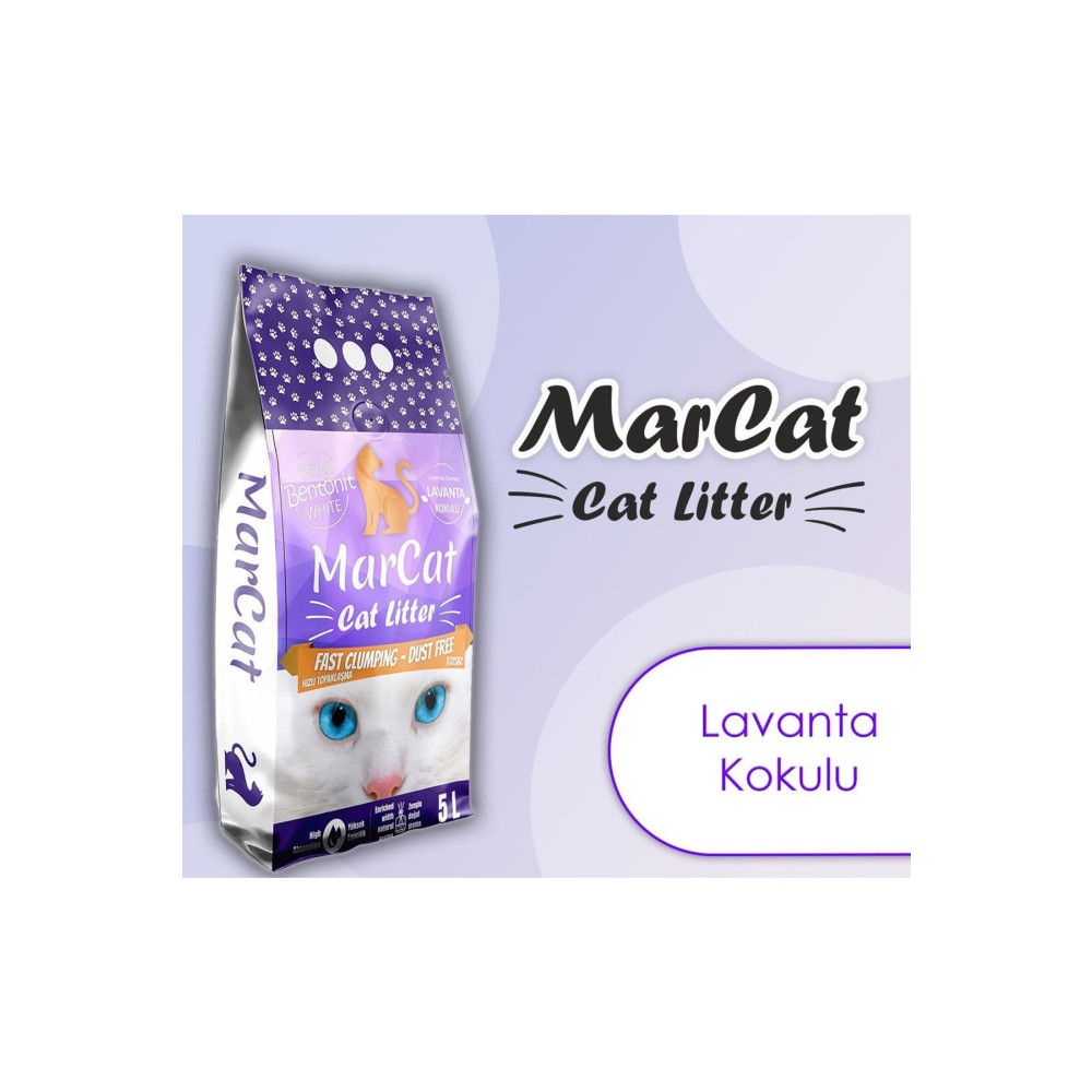 MarCat 5 Lt Lavanta Kokulu Kedi Kumu Evcil Hayvan Ürünleri Fiyatı