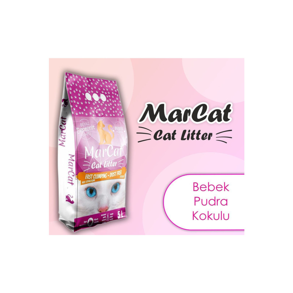MarCat 5 Lt Pudra Kokulu Kedi Kumu Evcil Hayvan Ürünleri Fiyatı