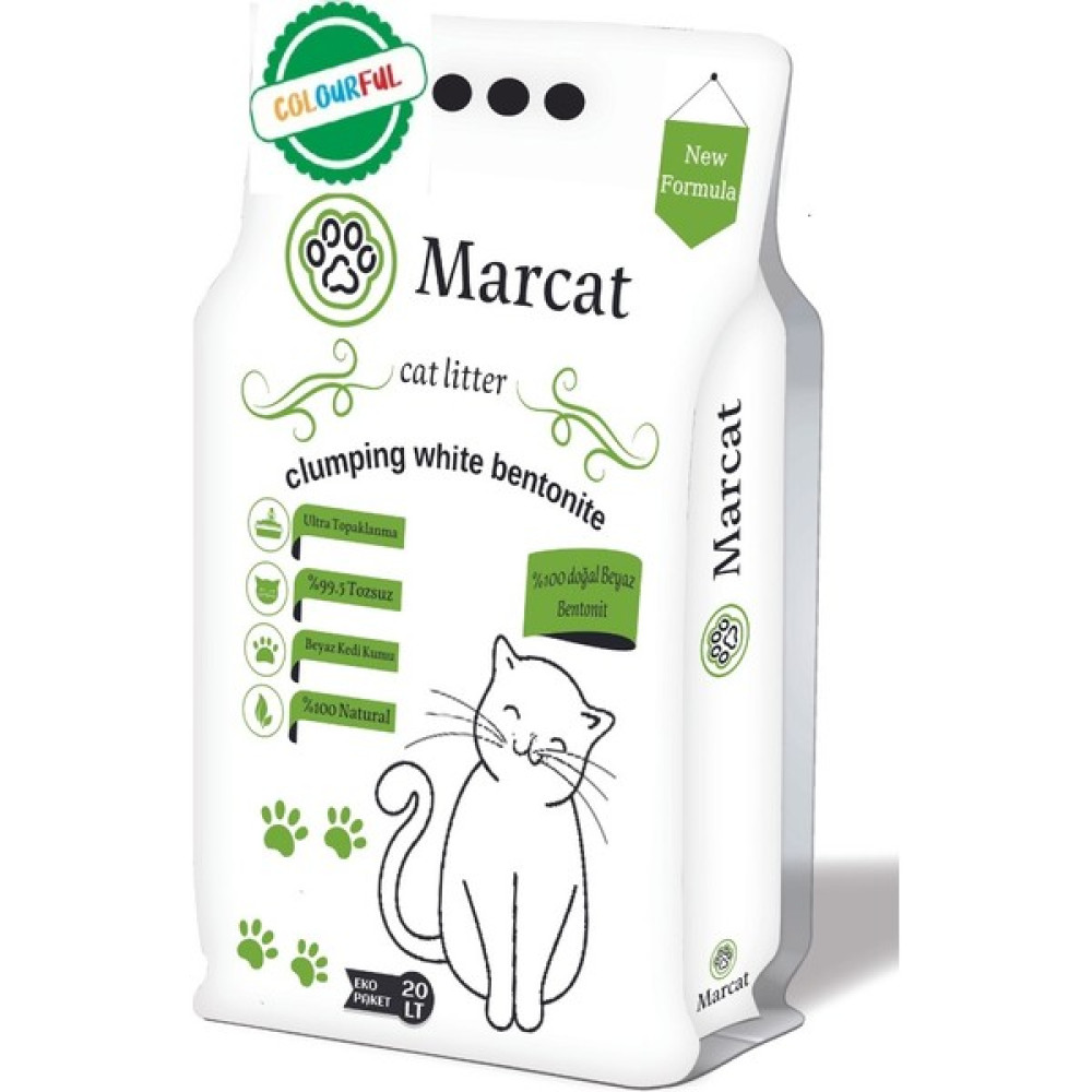 MarCat Colourful Ince Tane Eko 20 Lt Kedi Kumu Evcil Hayvan Ürünleri Fiyatı