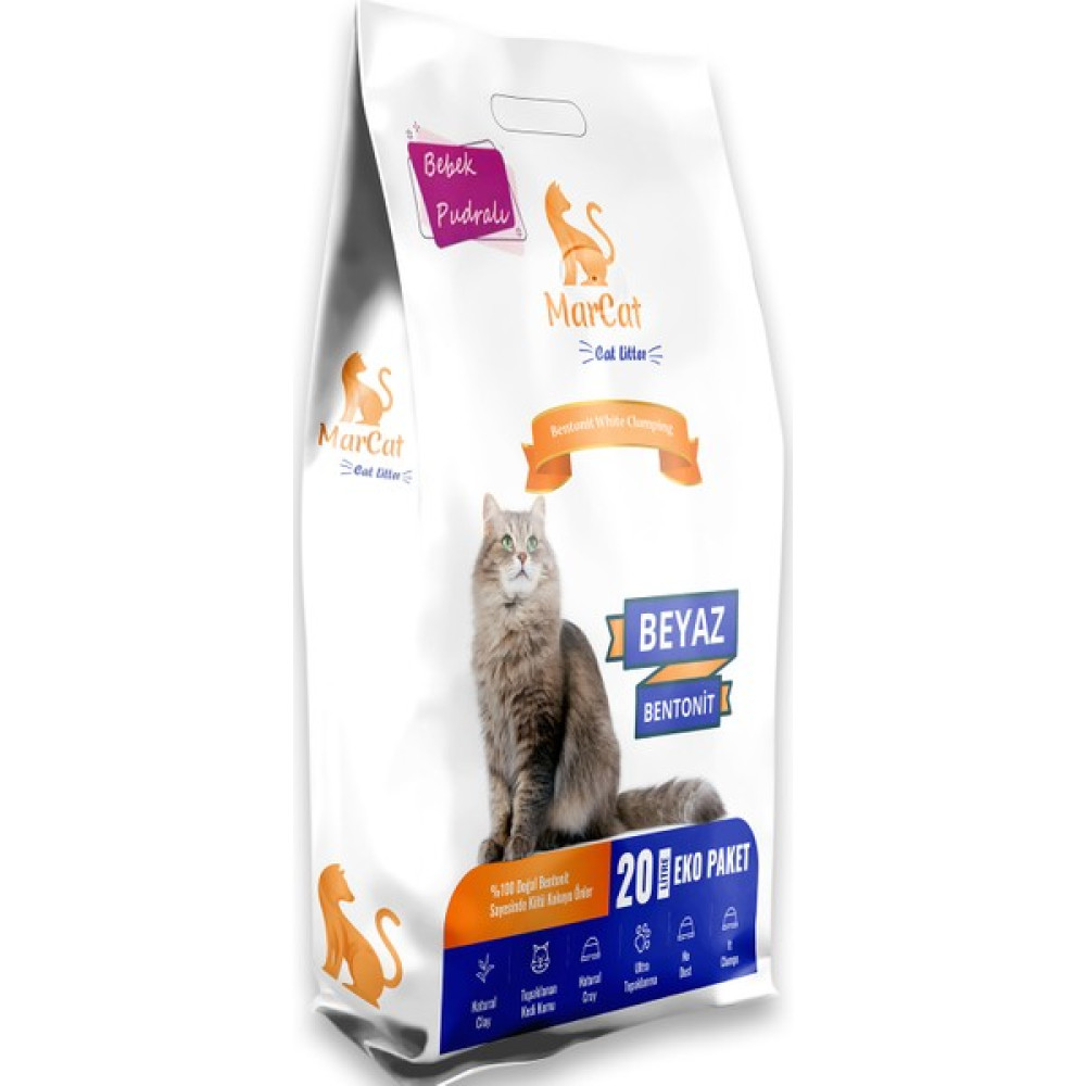 Marcat Kedi Kumu Bebek Pudralı 20 lt Evcil Hayvan Ürünleri Fiyatı