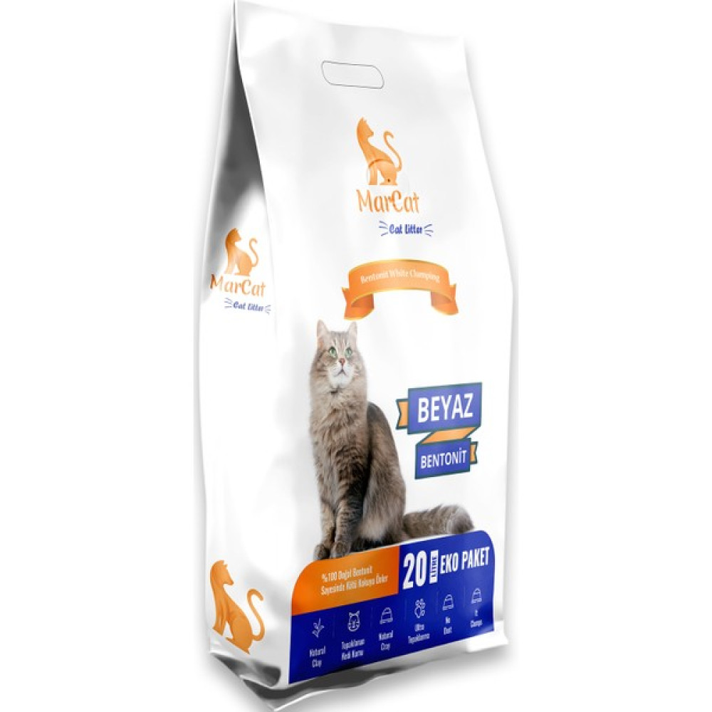 Marcat Kedi Kumu Kokusuz Topaklanan 20 lt Evcil Hayvan Ürünleri Fiyatı