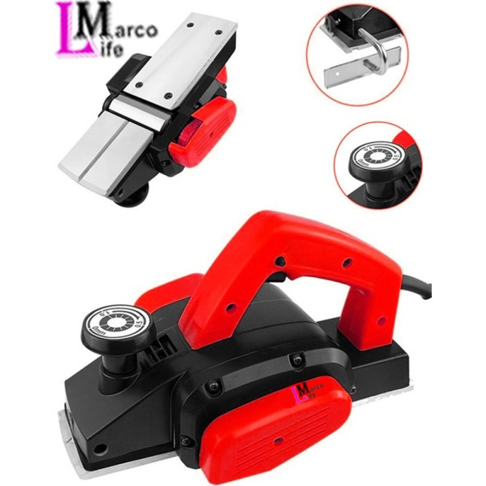 Marco Life Alman 5200 W Çift Bıçaklı Bakır Sargılı Sjs Metal Şanzıman Planya Rende Makinesi Oto Boyaları Fiyatı