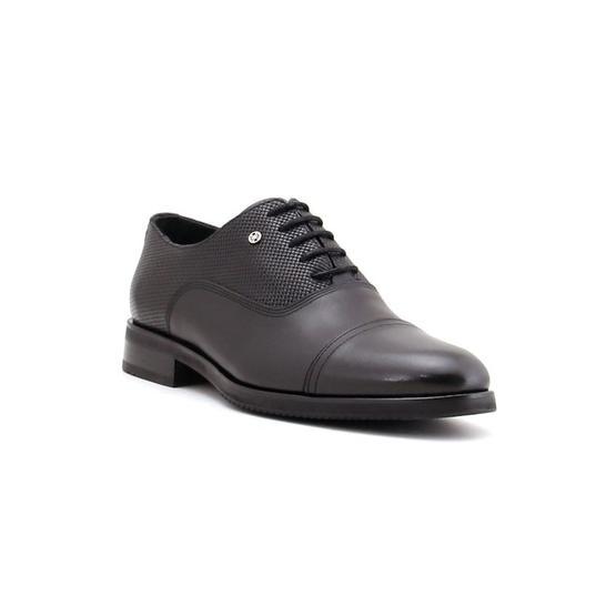 Marcomen 15210007 Siyah Deri Erkek Klasik Ayakkabı