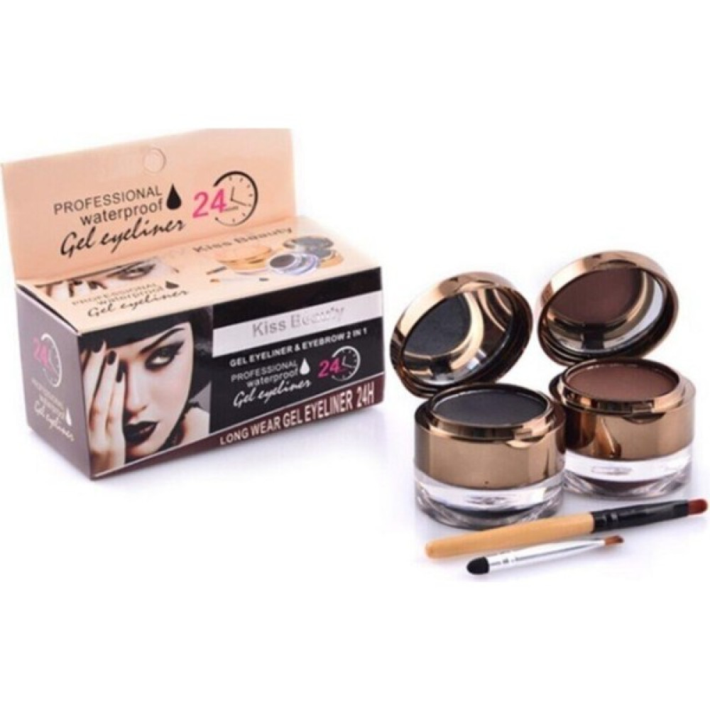 Mardinal Kahverengi Kaş Farı + Jel Eyeliner + Siyah Kaş Farı + Jel Eyeliner 5897660025 Eyeliner Fiyatı