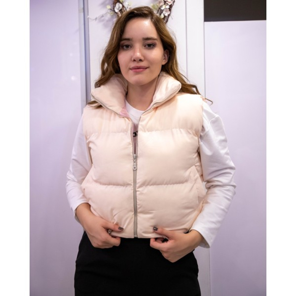 Mare Butik Çift Taraflı Kolsuz 2 Cepli Parlak Fermuarlı Spor Şişme Yelek Ceket Bayan Mont Fiyatı
