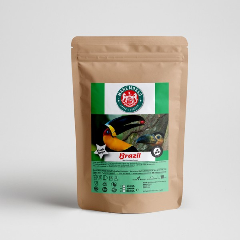 Mare Mosso Brazil Fine Cup Santos Yöresel Çekirdek Filtre Kahve 250 Gr. - 250 gr - Çekirdek (Öğütülmemiş) Kahve Fiyatı