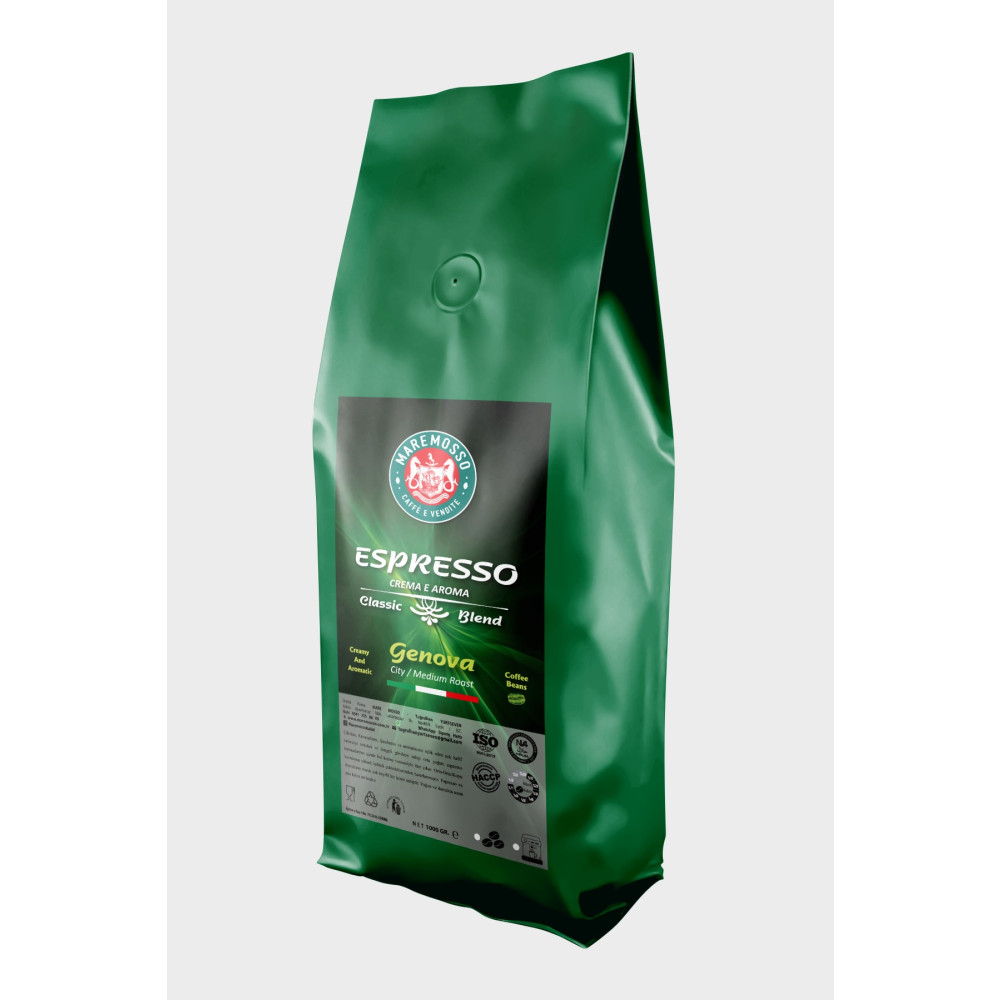 Mare Mosso Caffe ê Vendite Espresso Genova Blend (ÇEKİRDEK VEYA ÖĞÜTÜLMÜŞ) Kahve 1 Kg. Öğütülmüş Espresso Beden Kahve Fiyatı