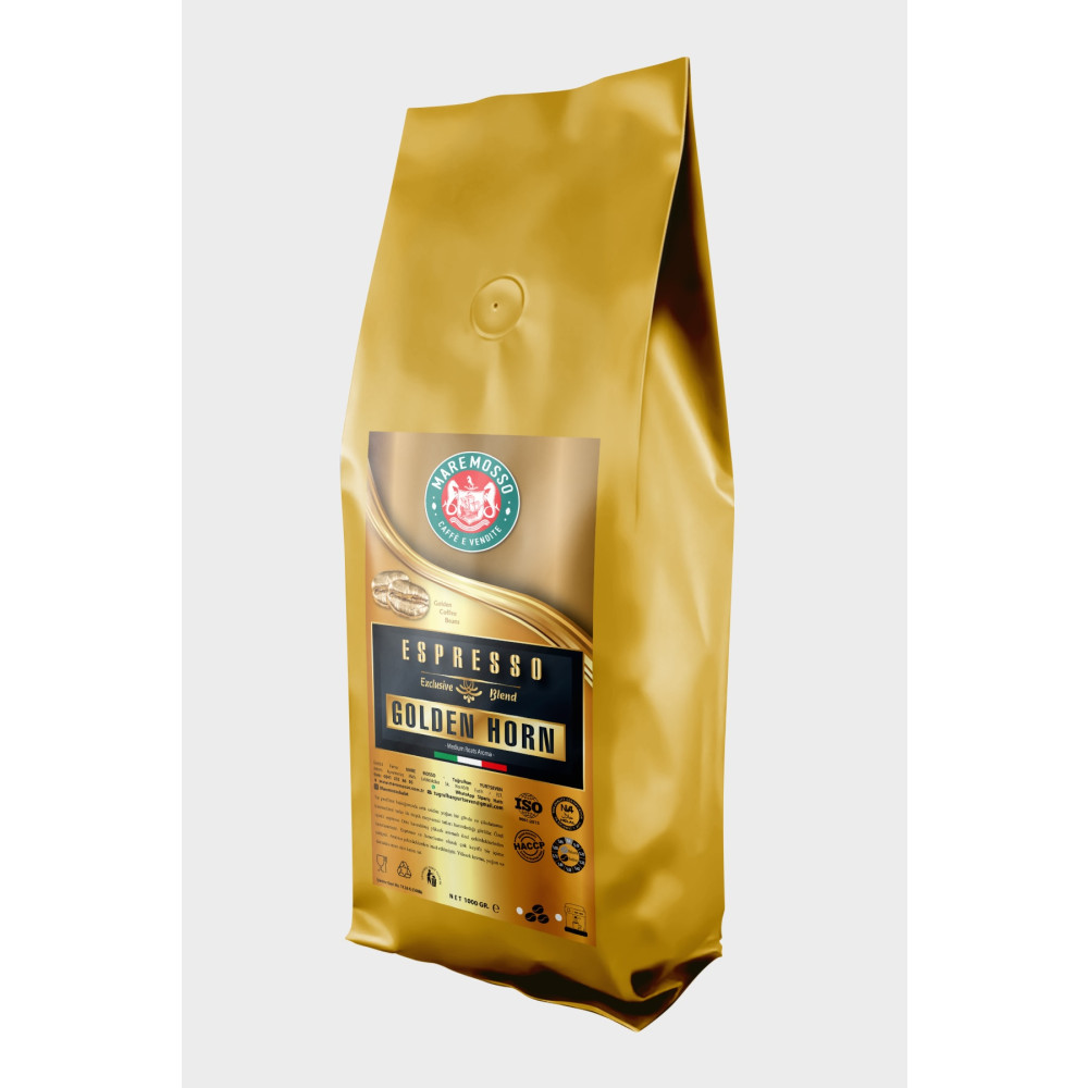 Mare Mosso Caffe ê Vendite Espresso Golden Horn Blend Kahve 1 Kg. Öğütülmüş Espresso Beden Kahve Fiyatı