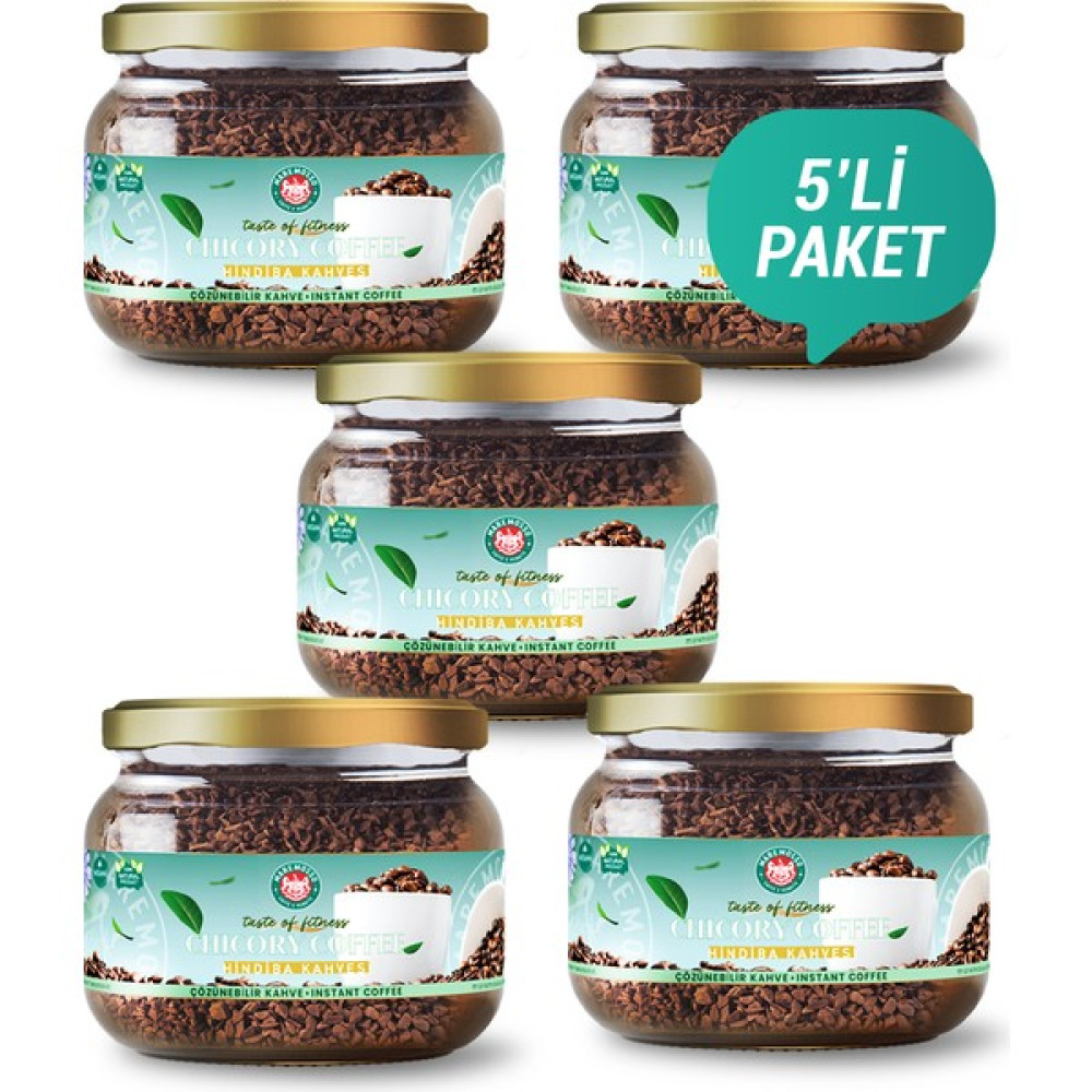 Mare Mosso Caffe ê Vendite Hindiba Kahvesi Detox Kahve 5'li Set (5x150gr) - 750 gr - Granül Kahve Fiyatı