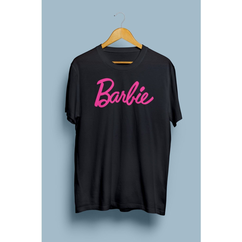 MARECASH Barbie Tasarım Baskılı Tişört L Beden Bayan T-shirt Fiyatı