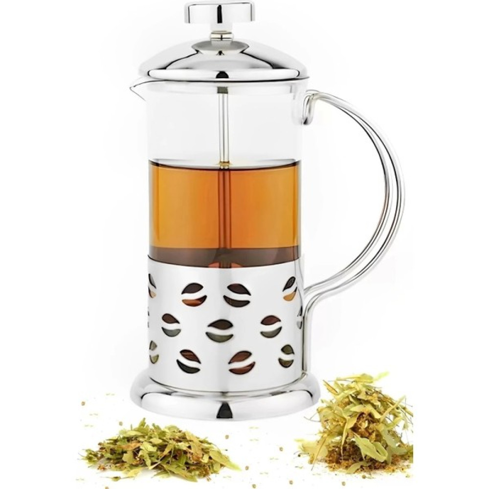 Maridet French Press Bitki Çayı Demliği 350 Ml. Metal Kulplu Çok Amaçlı Ölçü Kabı Cam French Press French Press Fiyatı
