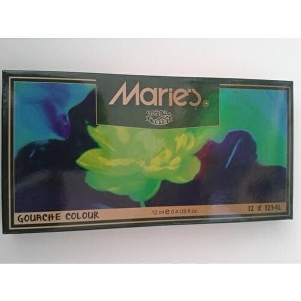 MARİES GUAJ BOYA (7312B) 12 RENK Guaj Boya Fiyatı