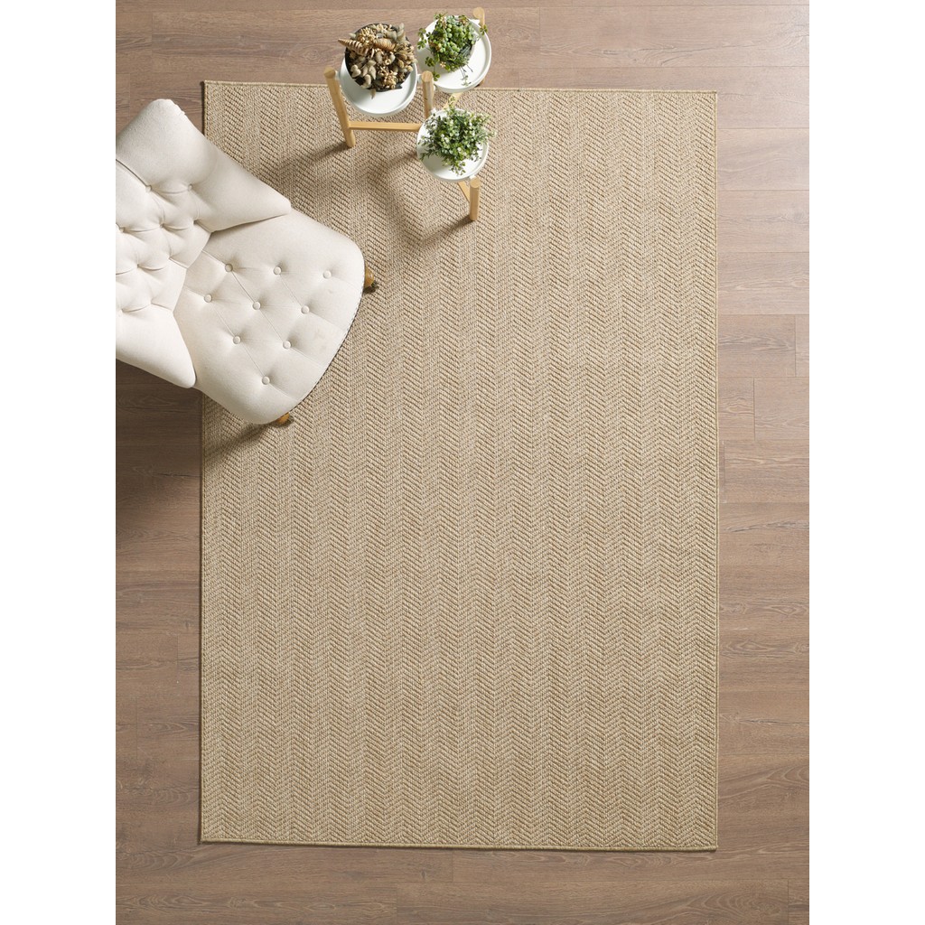 Mariesse Home Naturel Sisal Jüt Halı Modern Yıkanabilir Toz Vermez Halı - 200 x 290 cm - Bej Salon Halısı Fiyatı