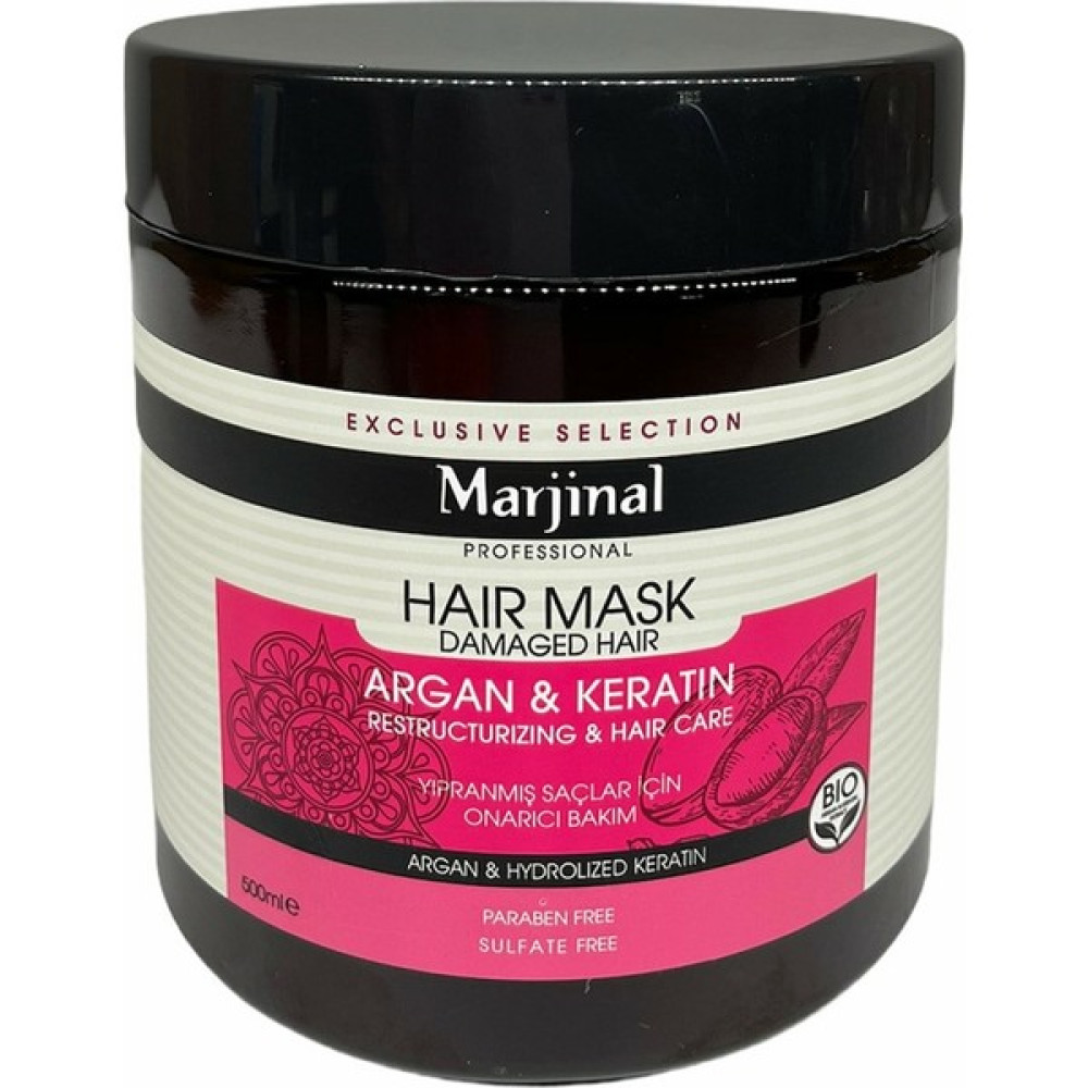 Marjinal Argan Keratin Saç Maskesi 500 ml x 2 Adet Saç Bakım Maskeleri & Serumlar & Spreyler Fiyatı