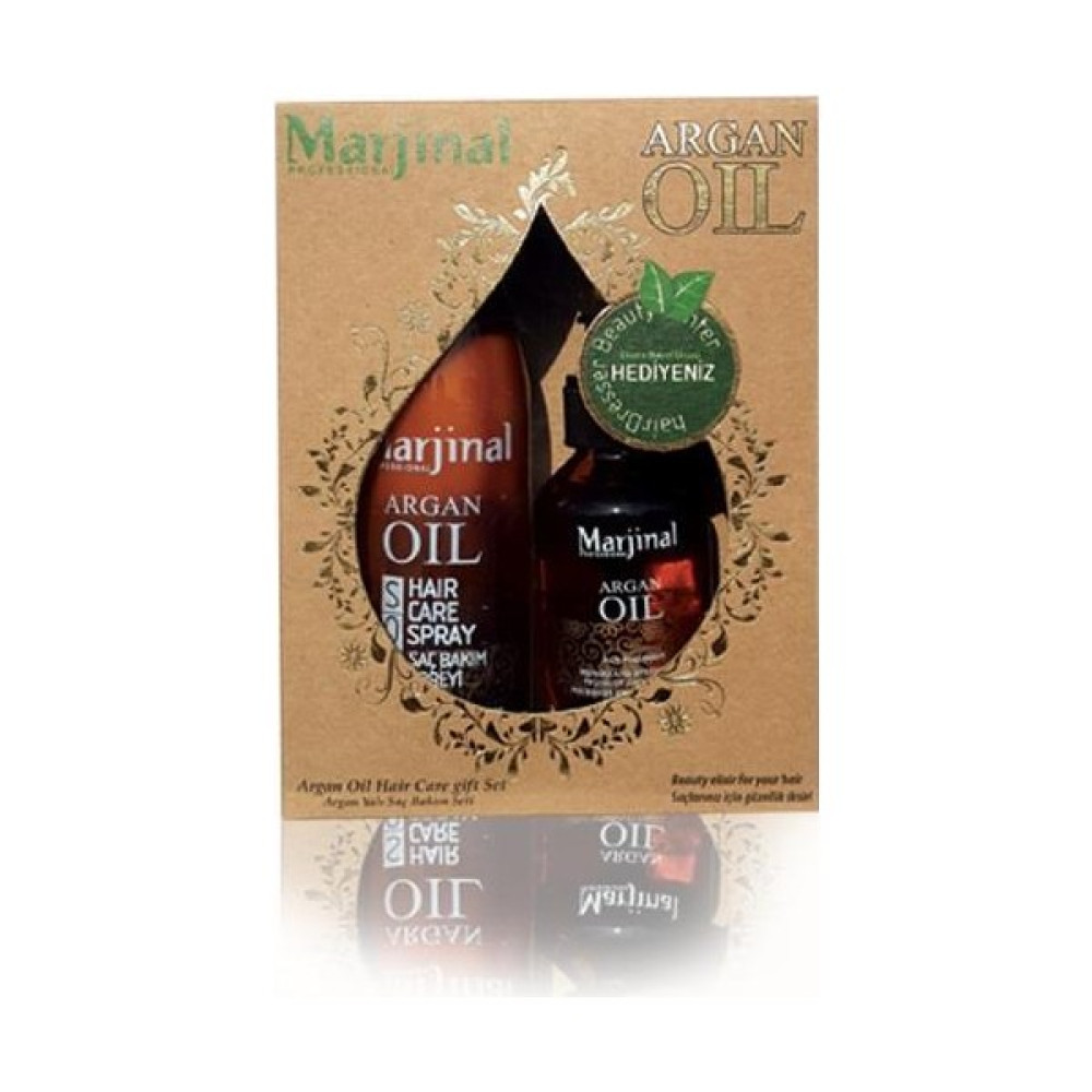 Marjinal Argan Oil Argan Yağı+Argan Fön Suyu 2'Li Set (Cam) Saç Bakım Maskeleri & Serumlar & Spreyler Fiyatı
