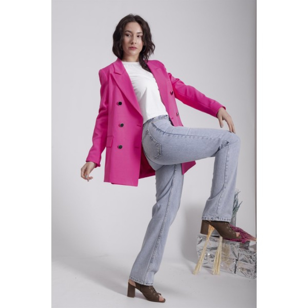 Mark Jovia Uzun Boru Paça Mom Jeans Açık Mavi Kadın Pantolon Fiyatı