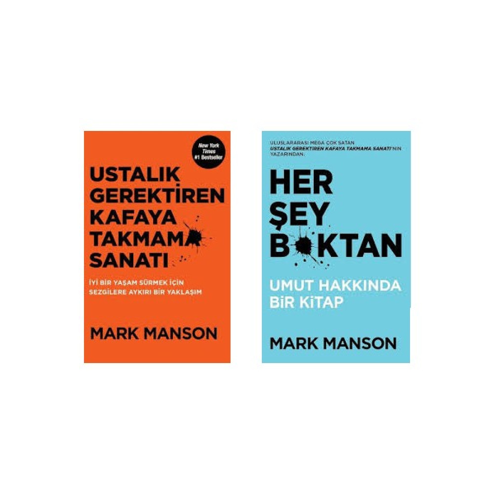 Mark Manson 2 Kitap Set (Ustalık Gerektiren Kafaya Takmama Sanatı, Her Şey B*ktan) Kişisel Gelişim ve Psikoloji Fiyatı
