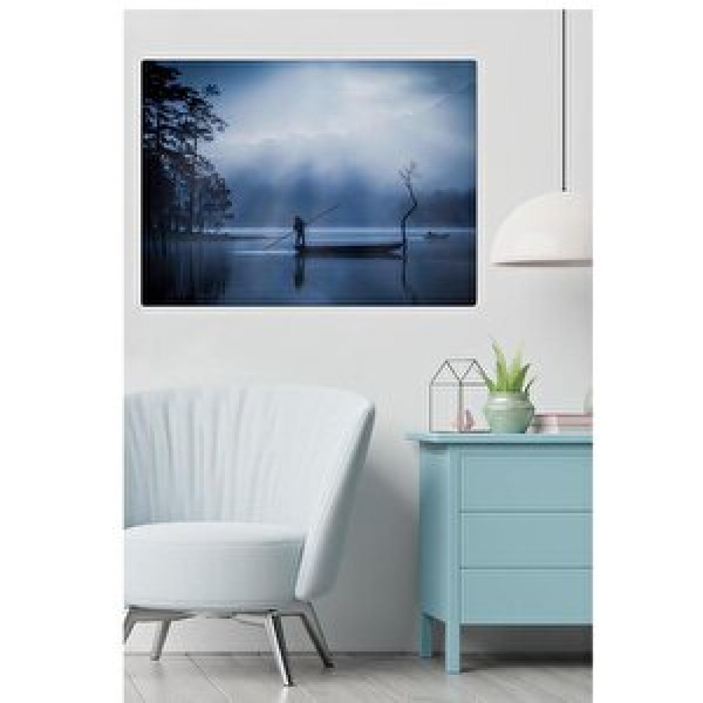 Marka Ev Kanvas Sis Doğa Kayik Tablo 0166 Tablo & Poster Fiyatı