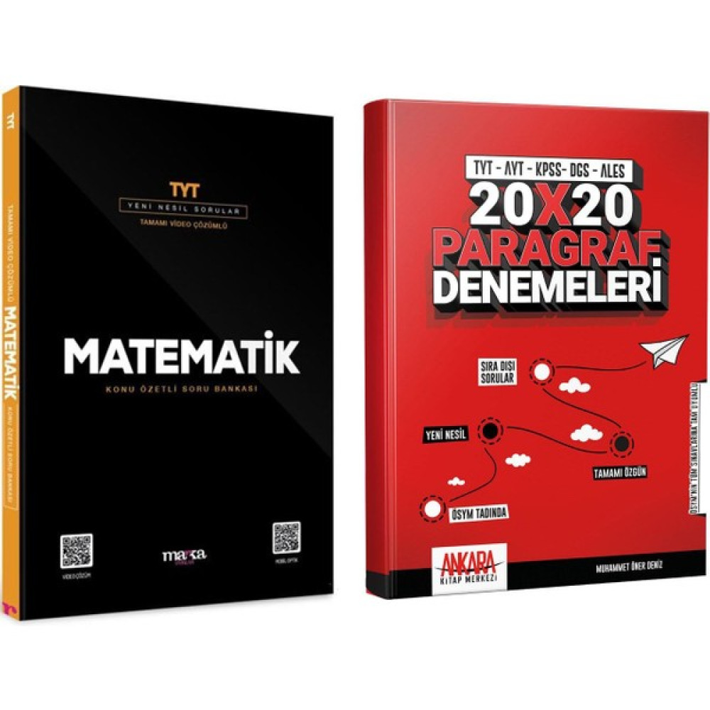 Marka Tyt Matematik ve Paragraf Deneme Seti 2 Kitap Temel Yeterlilik Testi (TYT) Fiyatı
