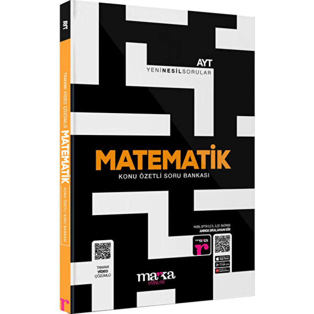 Marka Yayınları 2024 AYT Matematik Konu Özetli Yeni Nesil Soru Bankası Tamamı Video Çözümlü Matematik Fiyatı
