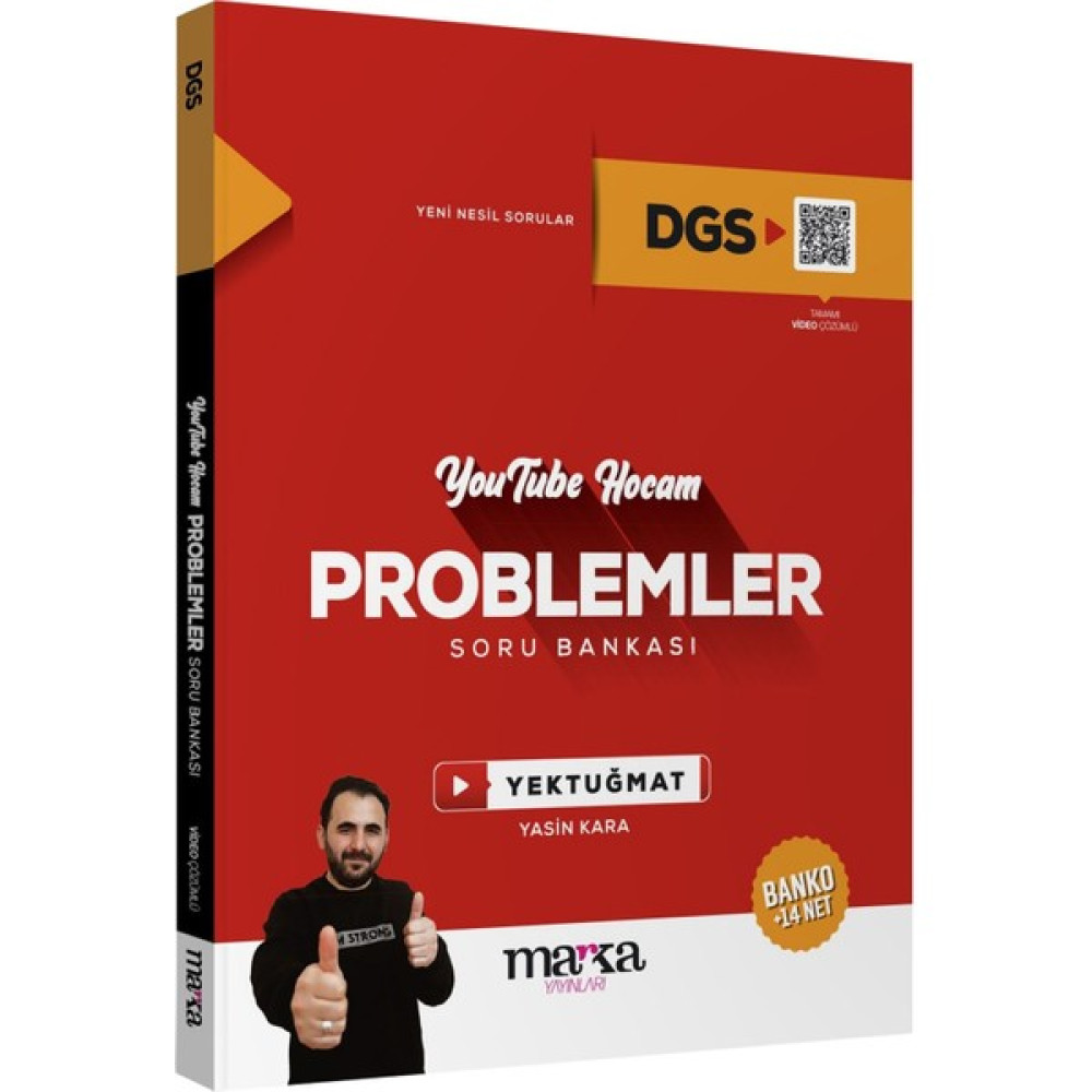 Marka Yayınları 2024 DGS Youtube Hocam Problemler Soru Bankası DGS Fiyatı