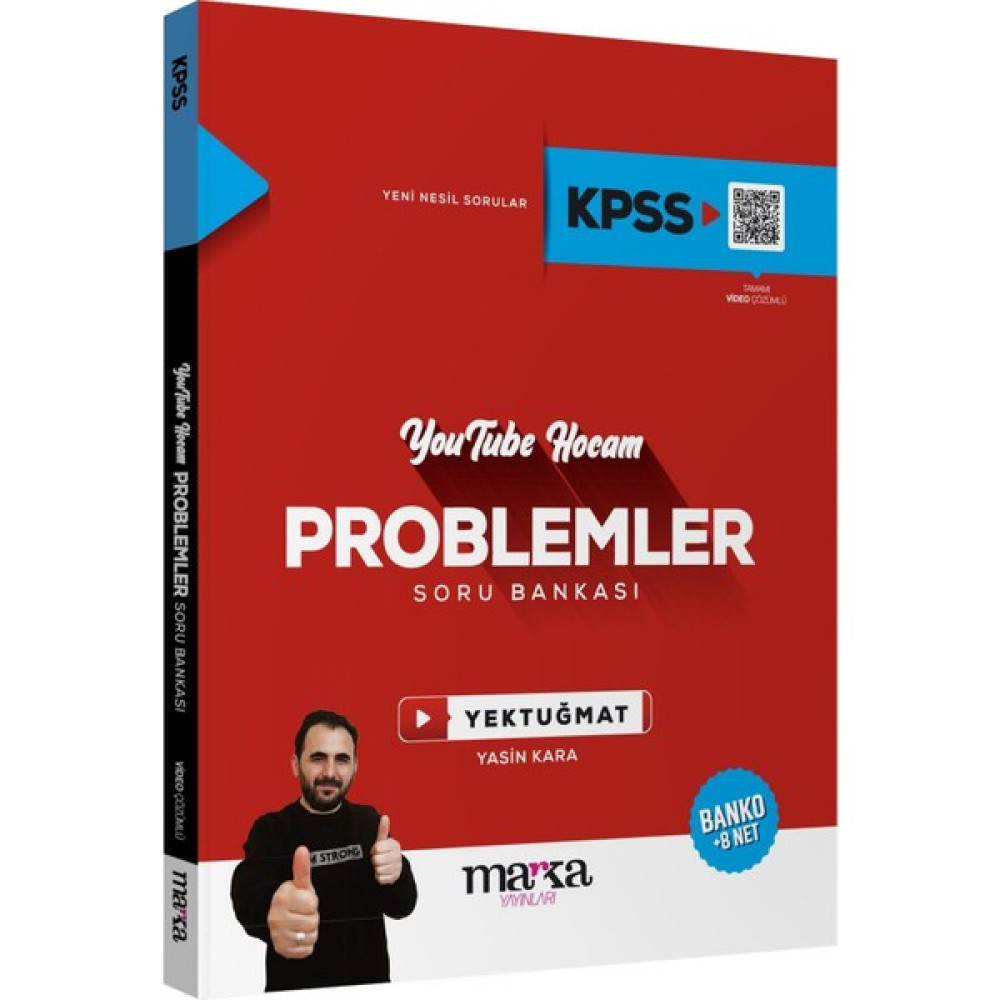 Marka Yayınları 2024 KPSS Youtube Hocam Problemler Soru Bankası KPSS Fiyatı
