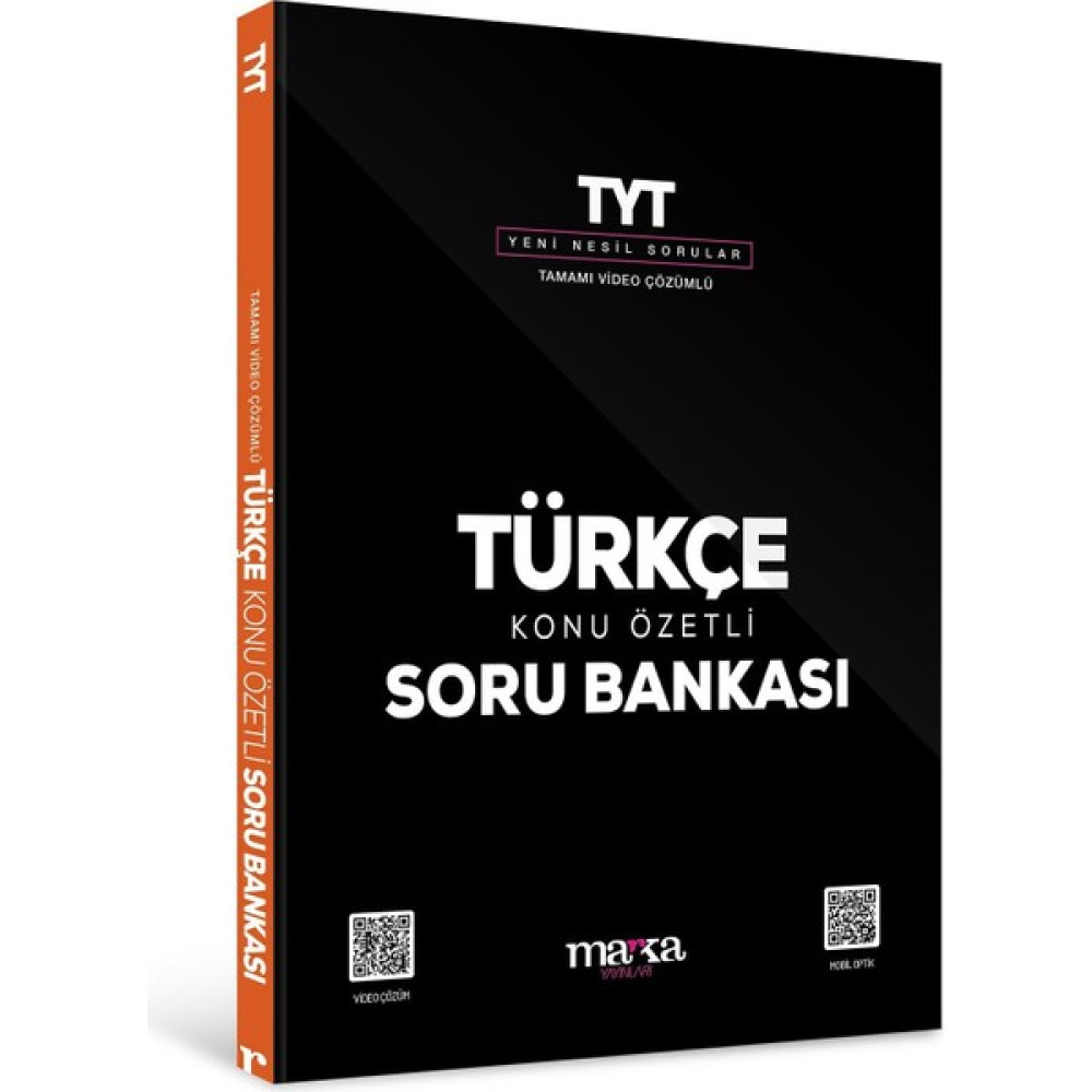 Marka Yayınları 2024 TYT Türkçe Konu Özetli Soru Bankası Tamamı Video Çözümlü Türkçe Fiyatı