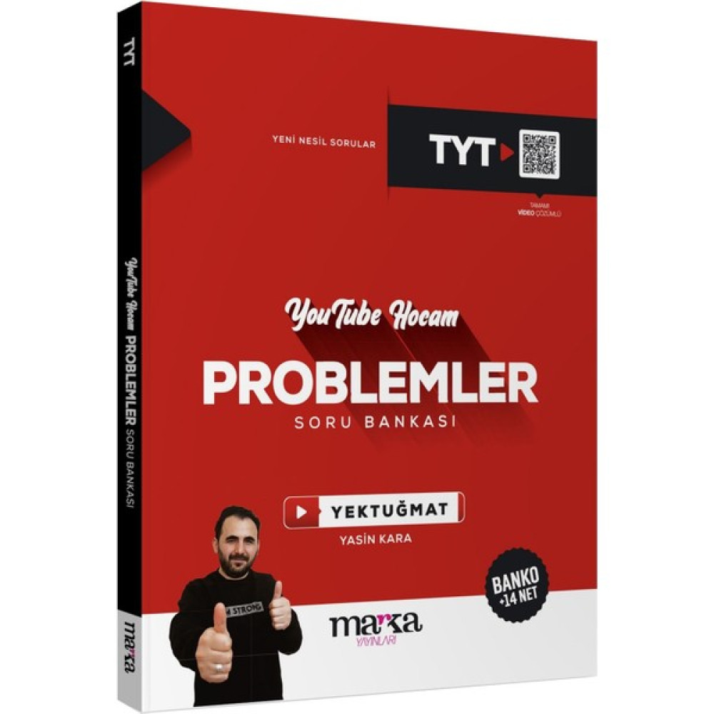 Marka Yayınları 2024 TYT Youtube Hocam Problemler Soru Bankası Temel Yeterlilik Testi (TYT) Fiyatı