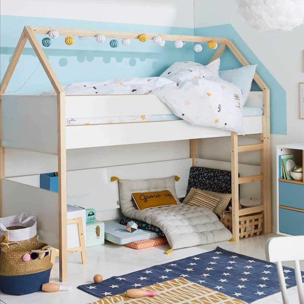 Markaawm Montessori Ranza Çocuk ve Bebek Odası Ranza 90X190 - Beyaz - Ahşap - 90 x 190 cm Ranza Fiyatı
