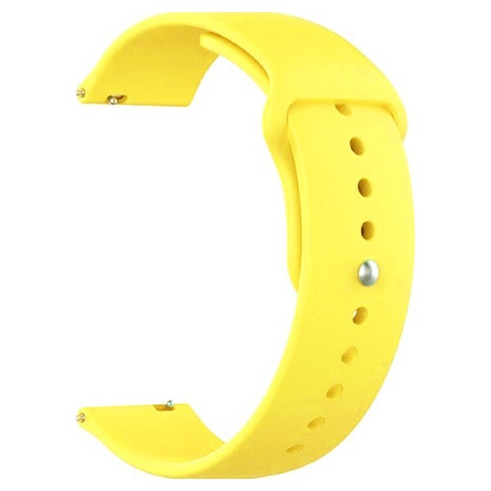 Markacase Samsung Gear SPORT(SM-R600) Için Silikon Kordon Kayış Sarı Giyilebilir Teknoloji Aksesuarları Fiyatı