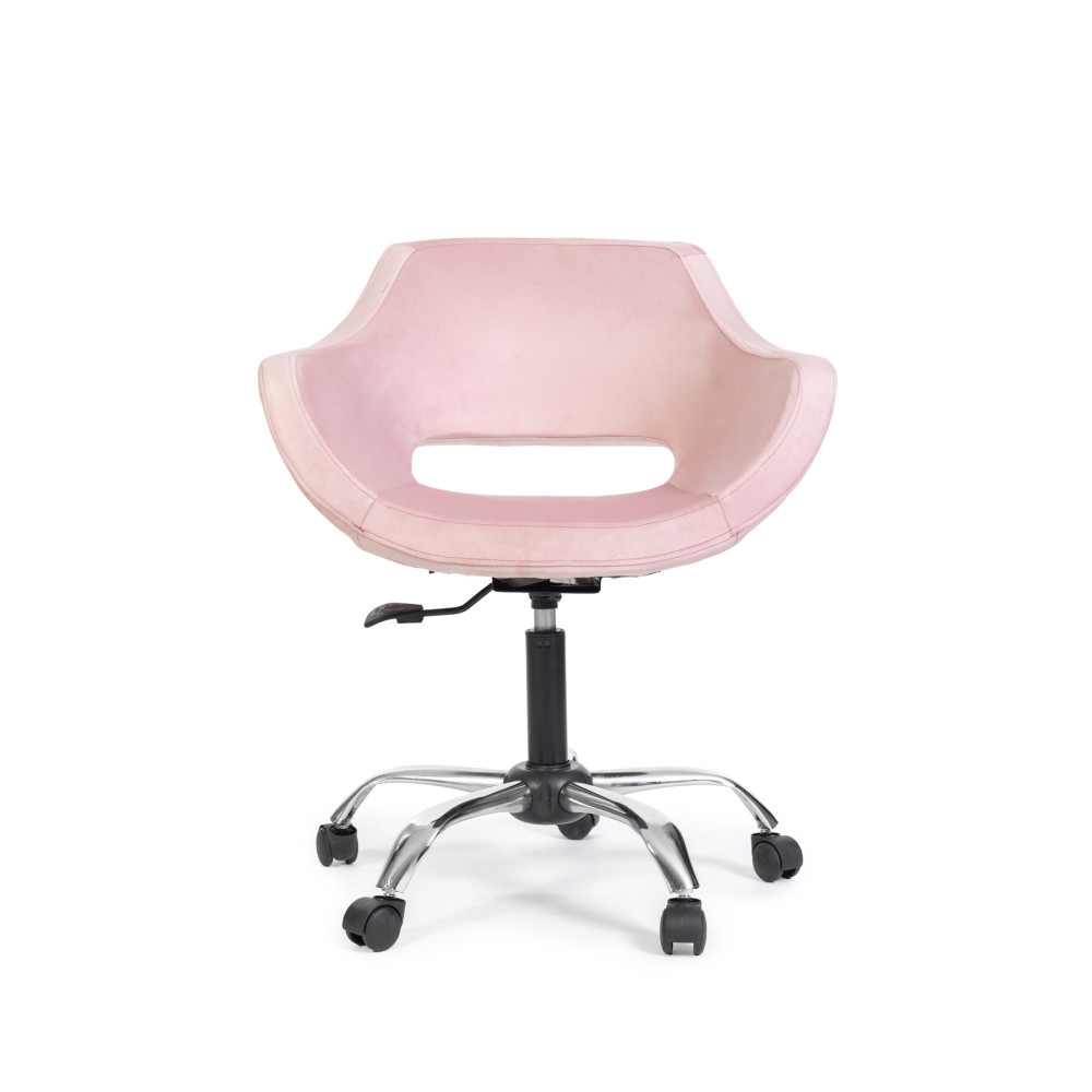 markadizayn Krom Metal Ayaklı Ofis Çocuk Odası Çalışma Sandalyesi (AYARLANILABİLİR) Pembe Ofis Sandalyesi Fiyatı