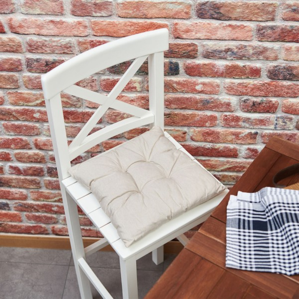 Markaev Promo Sandalye Minderi - Bej - 40X40 cm - 40 x 40 cm Salon & Oturma Odası Tekstili Fiyatı