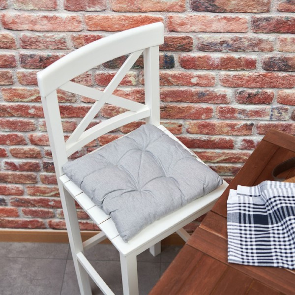 Markaev Promo Sandalye Minderi - Gri - 40X40 cm - 40 x 40 cm Salon & Oturma Odası Tekstili Fiyatı
