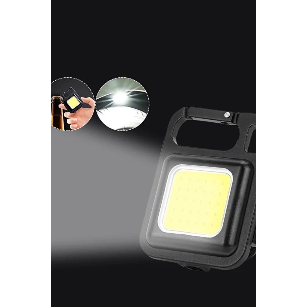 Markafox Çok Amaçlı Mini LED Anahtarlık El Feneri Flash Mıknatıslı Su Geçirmez Şişe Açacaklı Kamp Feneri Diğer Fiyatı