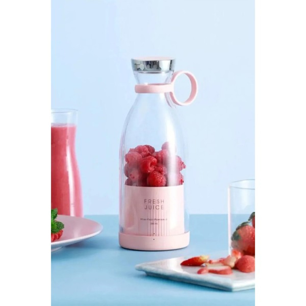 Markafox Taşınabilir Şarjlı Blender Kablosuz Şarjlı Smoothie El Blender Smoothie Blender Shake Yapıcı - Pembe Blenderler Fiyatı