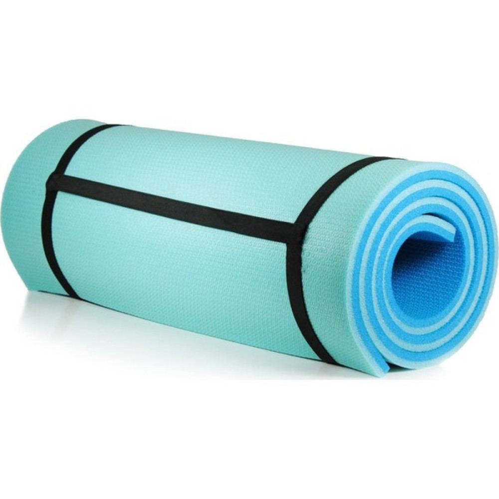 Markahit Pilates Minderi Yoga Mat Fitness Egzersiz Minderi Kamp Matı 1 cm Kalınlık Mavi - Gri Pilates Minderi Fiyatı