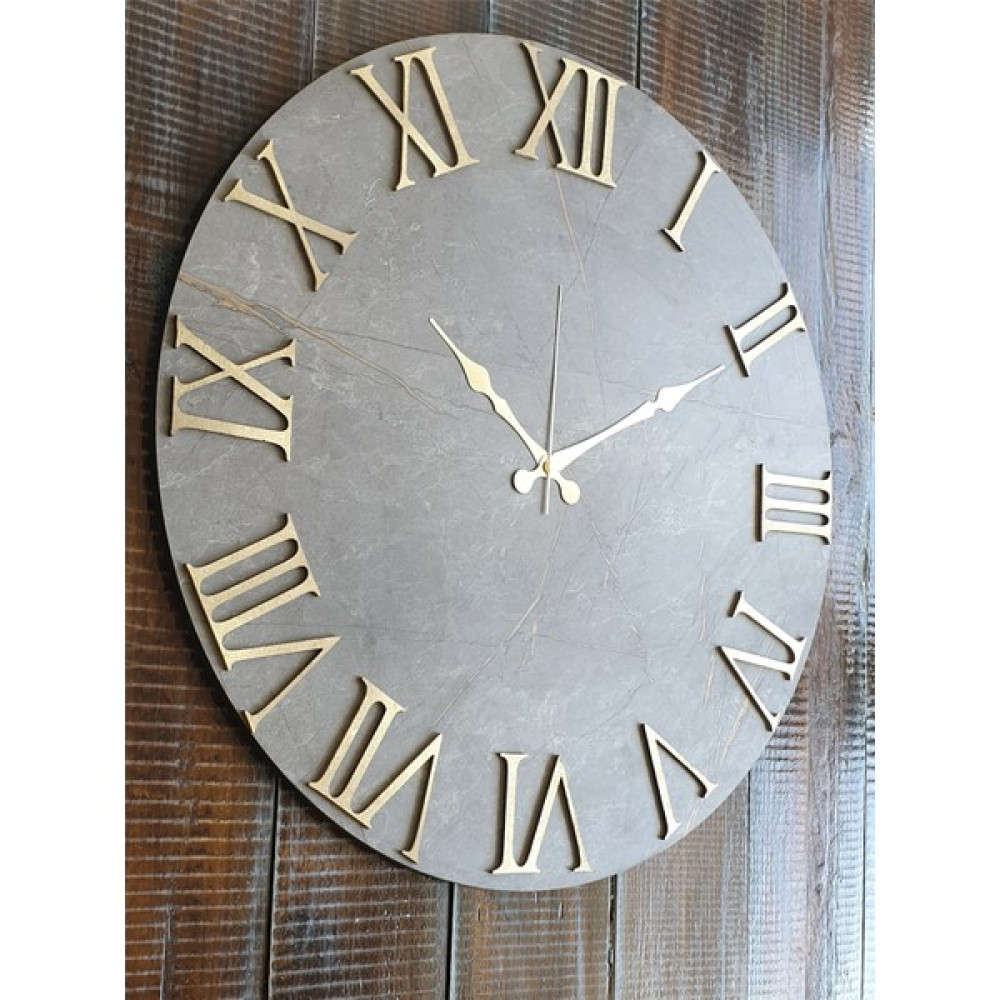 Markakanvas Mermer Desenli Duvar Saati 50 x 80 cm - 50 x 50 cm Dekoratif Saat Fiyatı