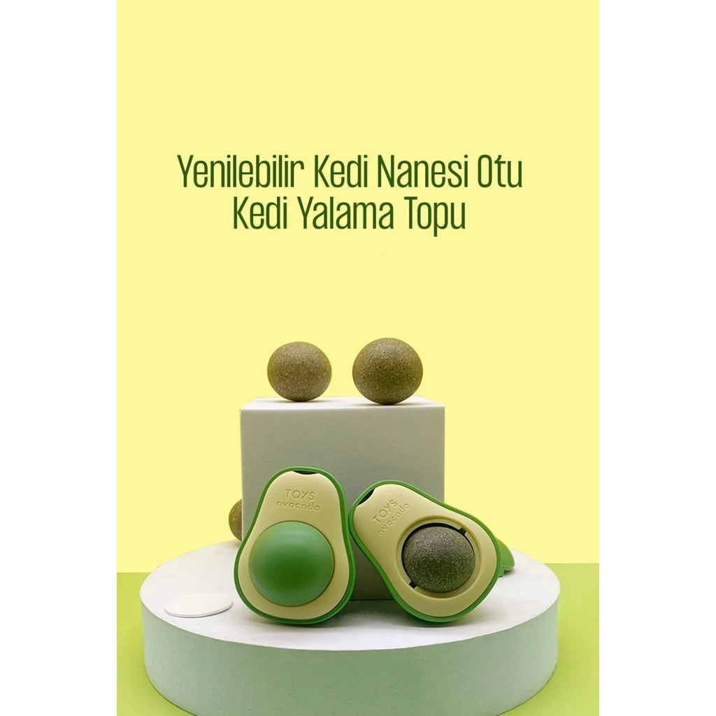 Markapet Avokado Şeklinde Catnipli Doğal Kedi Yalama Topu 6 cm Evcil Hayvan Ürünleri Fiyatı