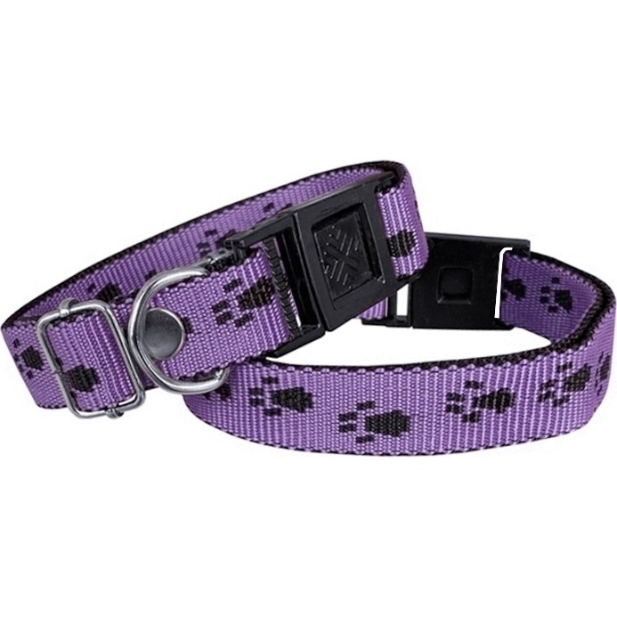 Markapet Köpek Tasması Patili Dokuma 2 cm - Min: 30 cm - Max: 50 cm Mor Evcil Hayvan Ürünleri Fiyatı
